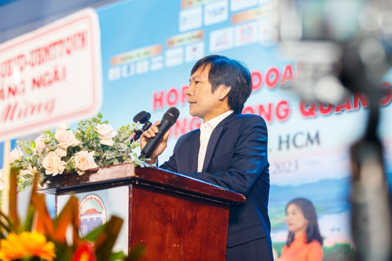 Ông Nguyễn Văn Bình, Tổng giám đốc Hưng Lộc Phát Group, giữ chức chủ tịch CLB Doanh Nhân Quảng Ngãi tại Tp. HCM chia sẻ khi nhậm chức