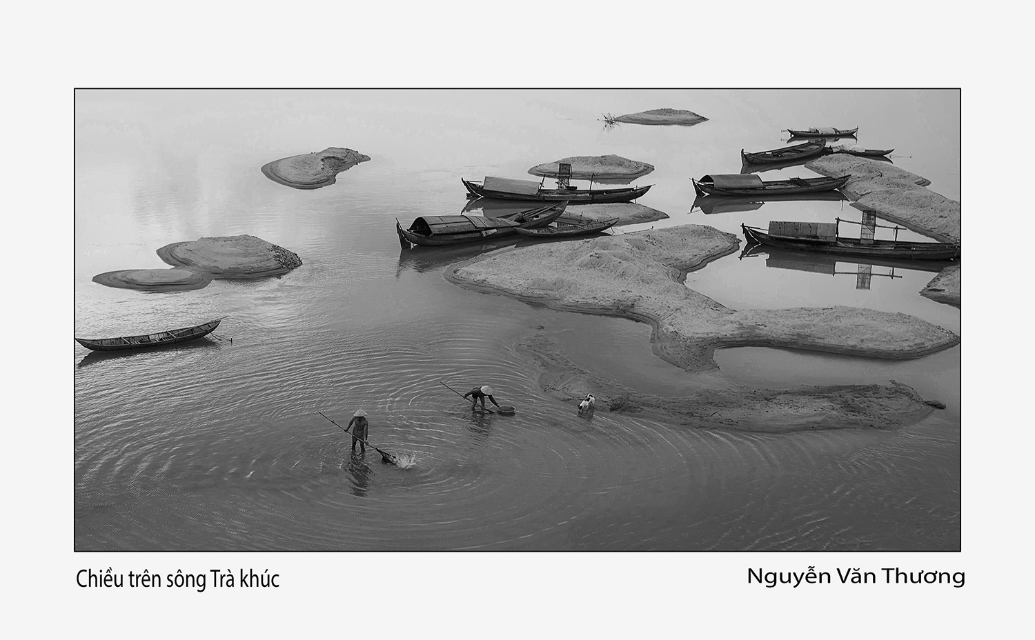 Quảng Ngãi nơi ta tìm về - Tác Phẩm Chiều trên sông Trà Khúc - Nguyễn Văn Thưởng