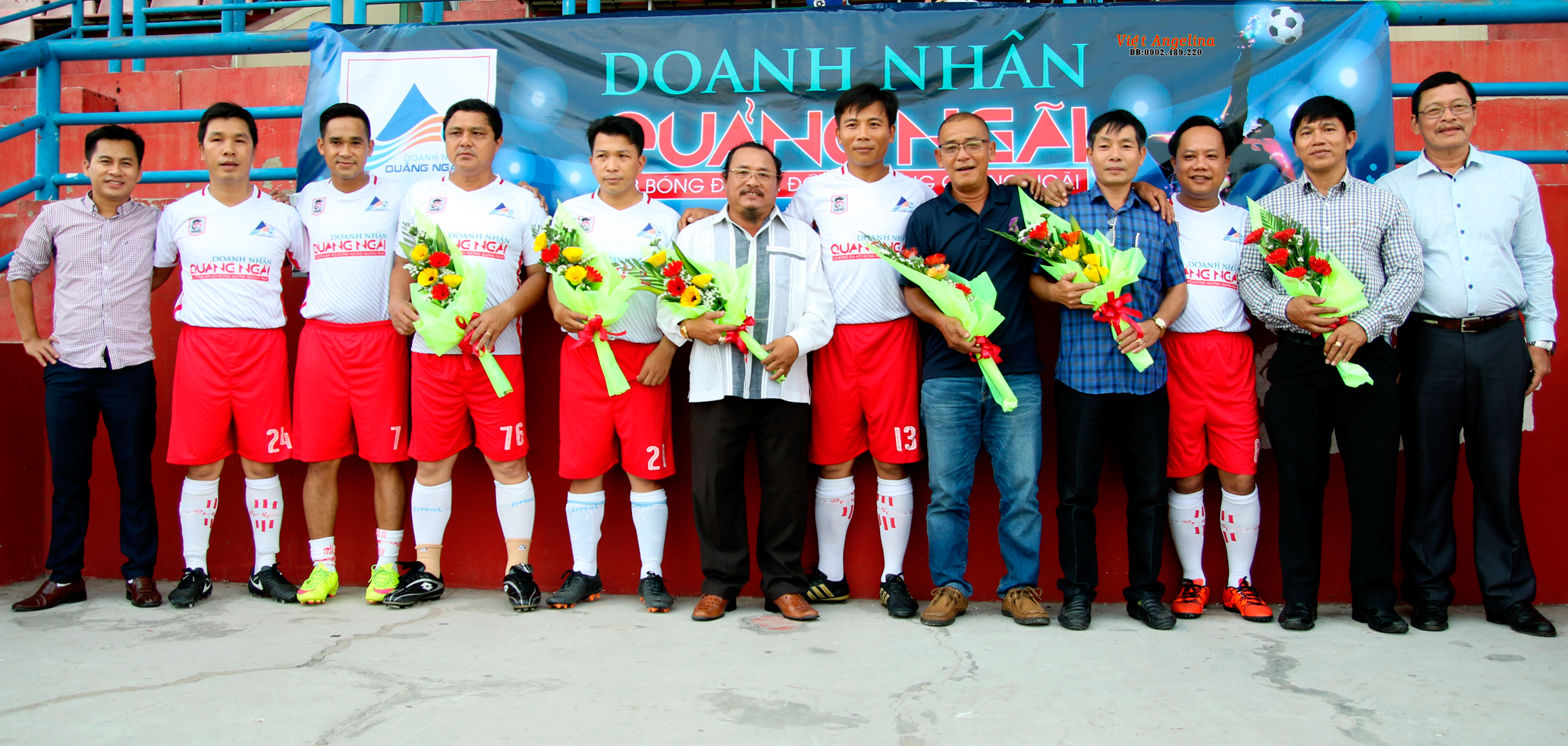 CLB Bóng đá Doanh nhân Quảng Ngãi tại TPHCM ngày 11/4/2017