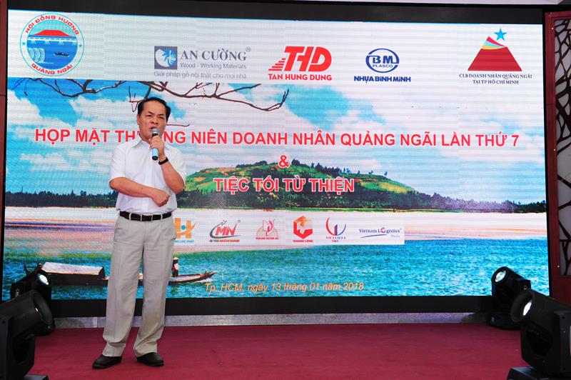 Phát biểu đại diện nhóm Những người bạn Quảng Ngãi