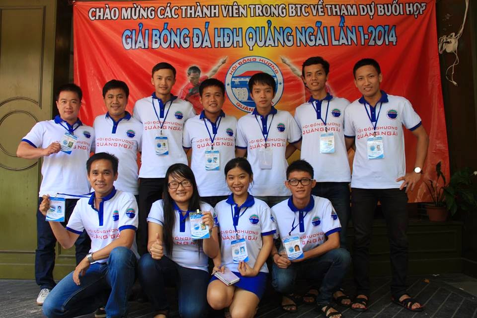 Chào mừng các thành viên BTC về họp giải bóng đá HĐH Quảng Ngãi lần 1-2014
