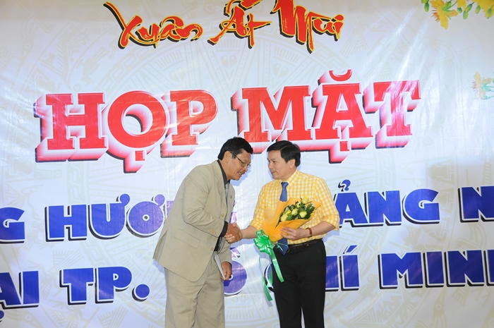 Ông Trần Văn Minh - Phó Bí thư Tỉnh uỷ Quảng Ngãi phát biểu tại buổi họp mặt